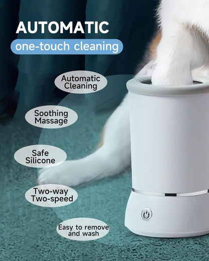 Automatic Dog Paw Cleaner - Electric Paw Washer Cup