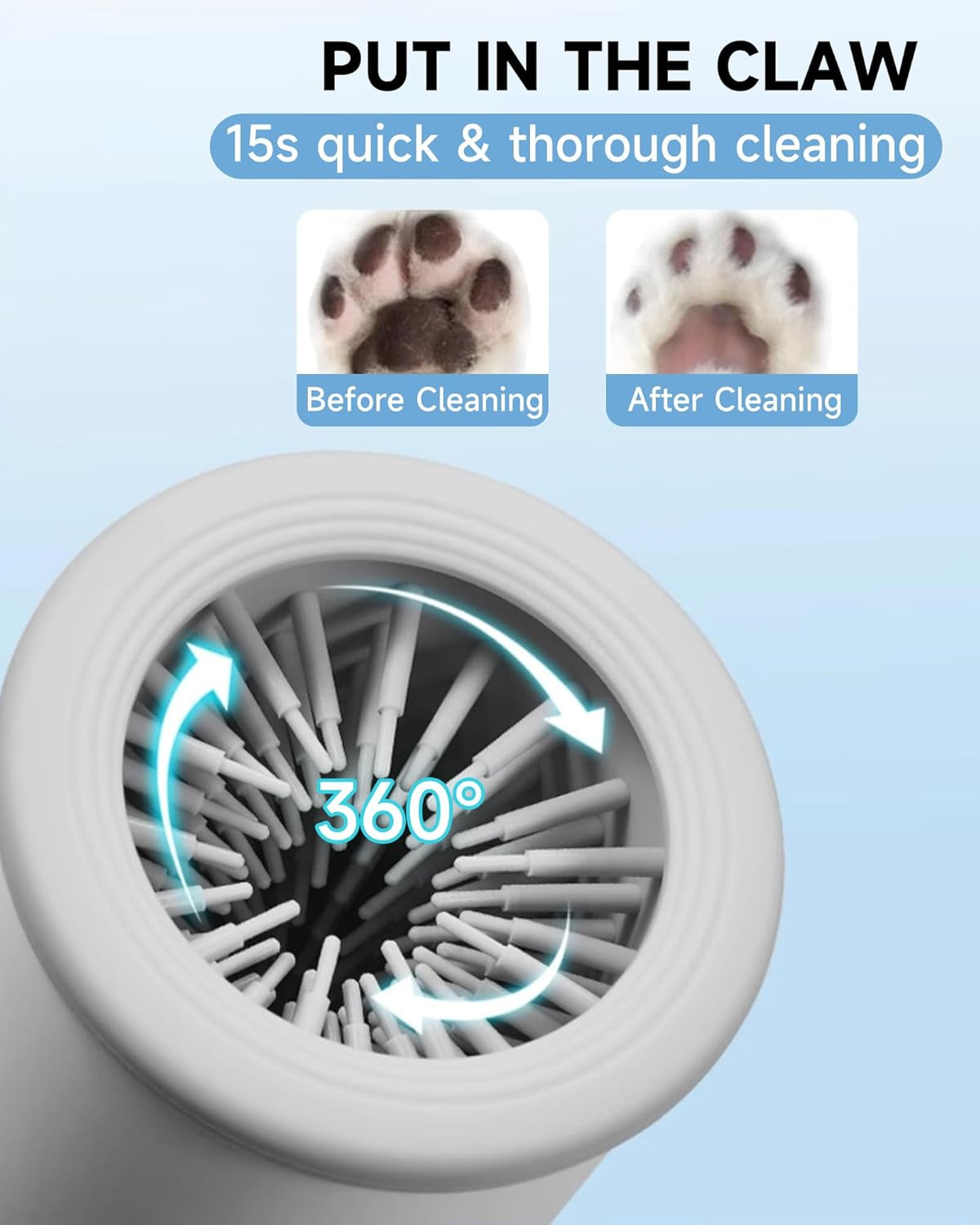 Automatic Dog Paw Cleaner - Electric Paw Washer Cup